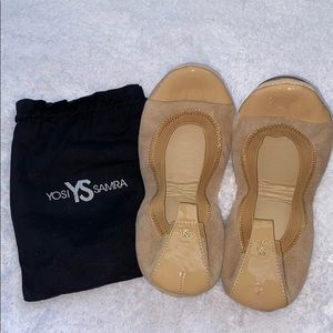 Yosi Samra “Latte” Foldable Flats Size 9